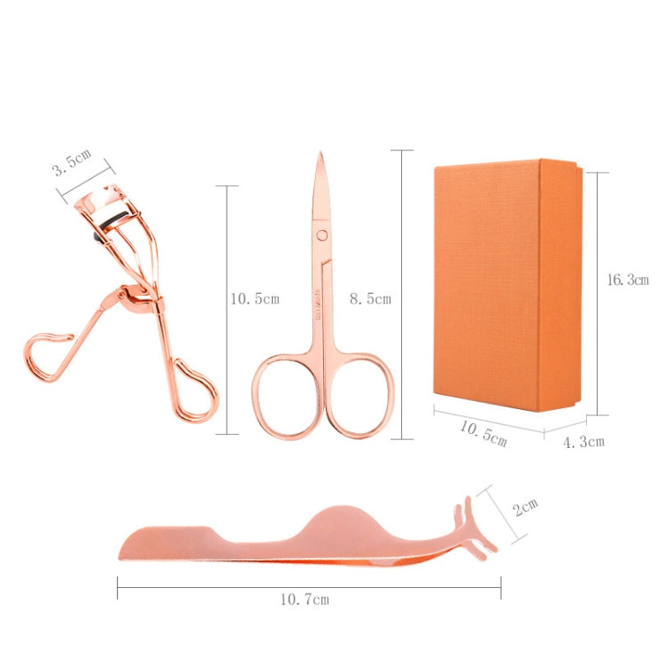 2 PCS 4 In1 False Eyelash Assistant Eyebrow Clipper Beauty Tool(Light Pink) - Eyes by PMC Jewellery | Online Shopping South Africa | PMC Jewellery