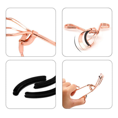 2 PCS 4 In1 False Eyelash Assistant Eyebrow Clipper Beauty Tool(Rose Gold) - Eyes by PMC Jewellery | Online Shopping South Africa | PMC Jewellery