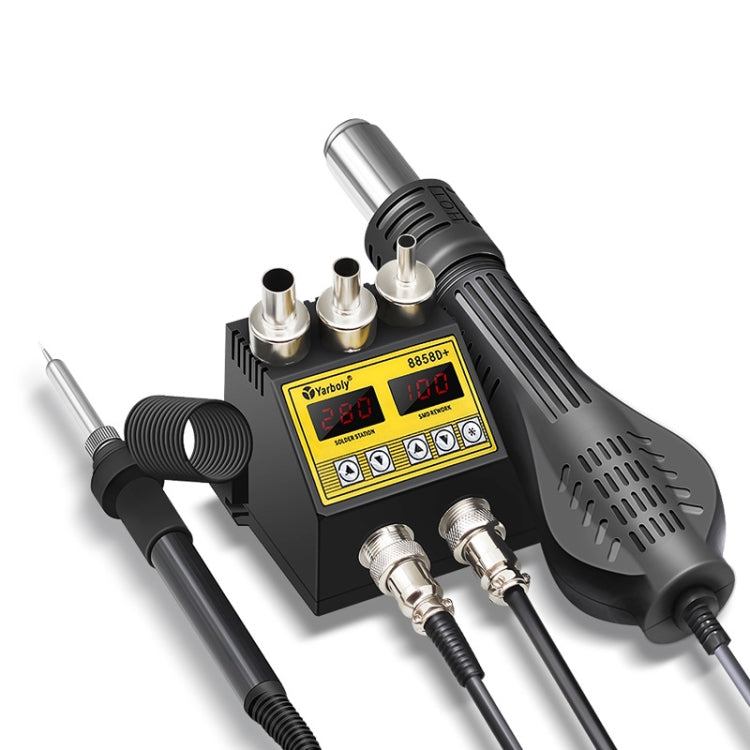 8858 Portable Rework Soldering Station Hot Air Blower For SMD/PCB, EU Plug - Heat Guns by PMC TechLife | Online Shopping South Africa | PMC TechLife | Buy Now Pay Later Mobicred