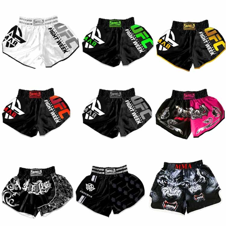 SWERLD Boxing/MMA/UFC Sports Training Fitness Shorts, Size: XXXL(14) - Sports Shorts by SWERLD | Online Shopping South Africa | PMC Jewellery