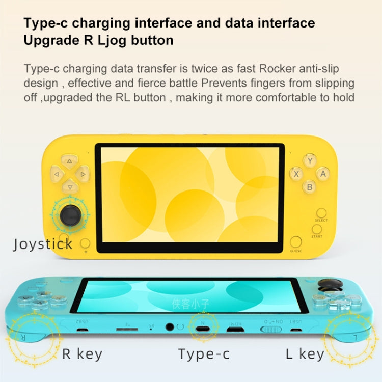 X20 LIFE Classic Games Handheld Game Console with 5.1 inch Screen & 8GB Memory, Support HDMI Output(Gray) - Pocket Console by PMC TechLife | Online Shopping South Africa | PMC TechLife | Buy Now Pay Later Mobicred