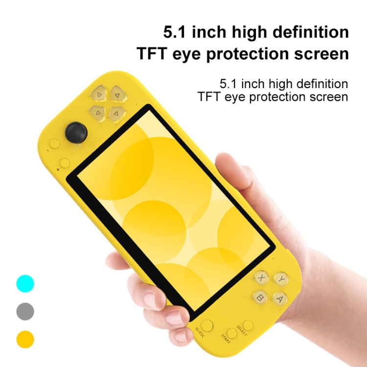 X20 LIFE Classic Games Handheld Game Console with 5.1 inch Screen & 8GB Memory, Support HDMI Output(Gray) - Pocket Console by PMC TechLife | Online Shopping South Africa | PMC TechLife | Buy Now Pay Later Mobicred
