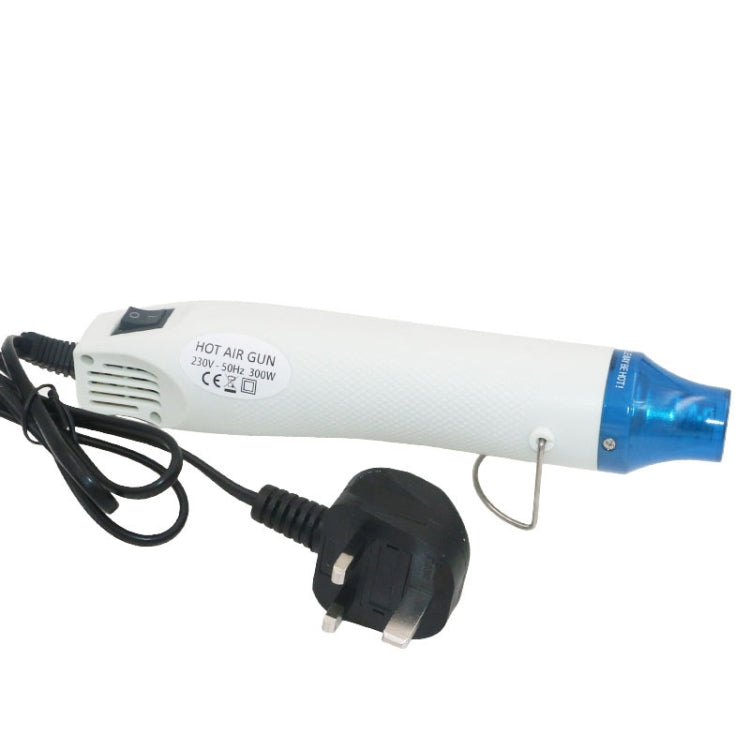230V Soft Ceramic Hot Air Device Rubber Stamp Heat Shrinkable Film DIY Appliance, UK Plug(White) - Heat Guns by PMC TechLife | Online Shopping South Africa | PMC TechLife | Buy Now Pay Later Mobicred