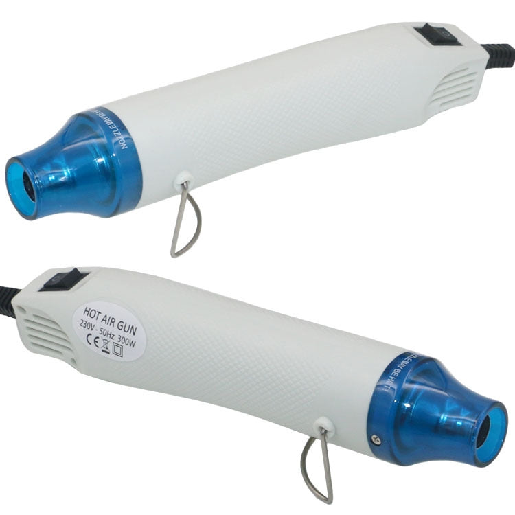 230V Soft Ceramic Hot Air Device Rubber Stamp Heat Shrinkable Film DIY Appliance, UK Plug(White) - Heat Guns by PMC TechLife | Online Shopping South Africa | PMC TechLife | Buy Now Pay Later Mobicred