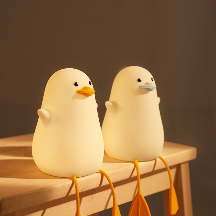 Silicone LED Night Light Mobile Phone Holder(Yellow Mouth) - Desktop Holder by PMC TechLife | Online Shopping South Africa | PMC TechLife