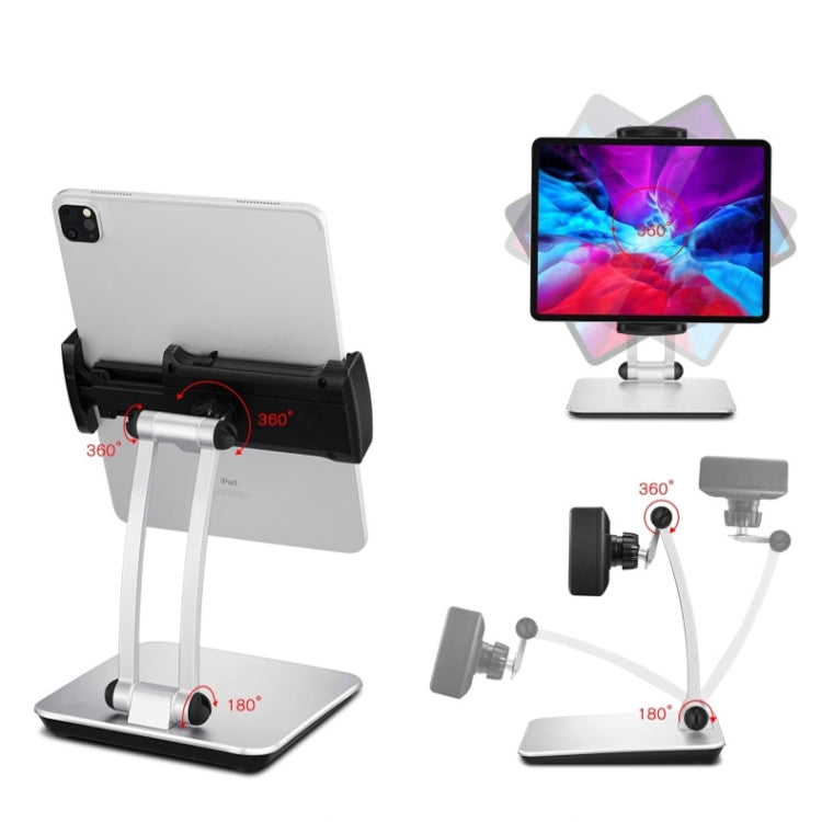 Aluminum Alloy Tablet Bracket Lazy Desktop Folding Mobile Phone Tablet Bracket - Desktop Holder by PMC TechLife | Online Shopping South Africa | PMC TechLife