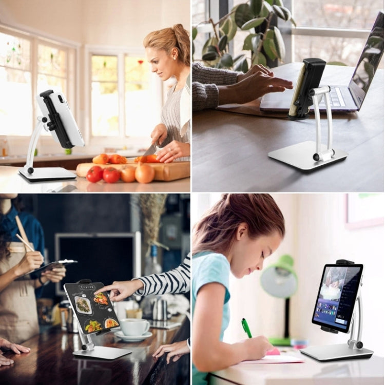 Aluminum Alloy Tablet Bracket Lazy Desktop Folding Mobile Phone Tablet Bracket - Desktop Holder by PMC TechLife | Online Shopping South Africa | PMC TechLife