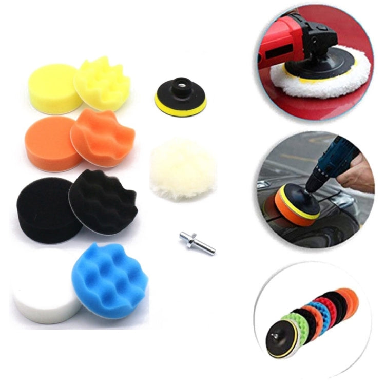 6 Inch 11 In 1 3-7 Inch Car Polishing and Waxing Sponge Plate Sponge Pad Set - free shipping - PMC TechLife - Order now!