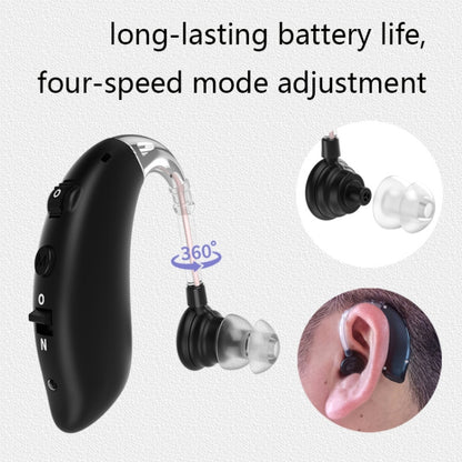 GM-105 Elderly Hearing Aid Sound Amplifier Intelligent Noise Reduction Sound Collector, Style: US Plug(Fantasy Black) - Hearing Aids by PMC Jewellery | Online Shopping South Africa | PMC Jewellery