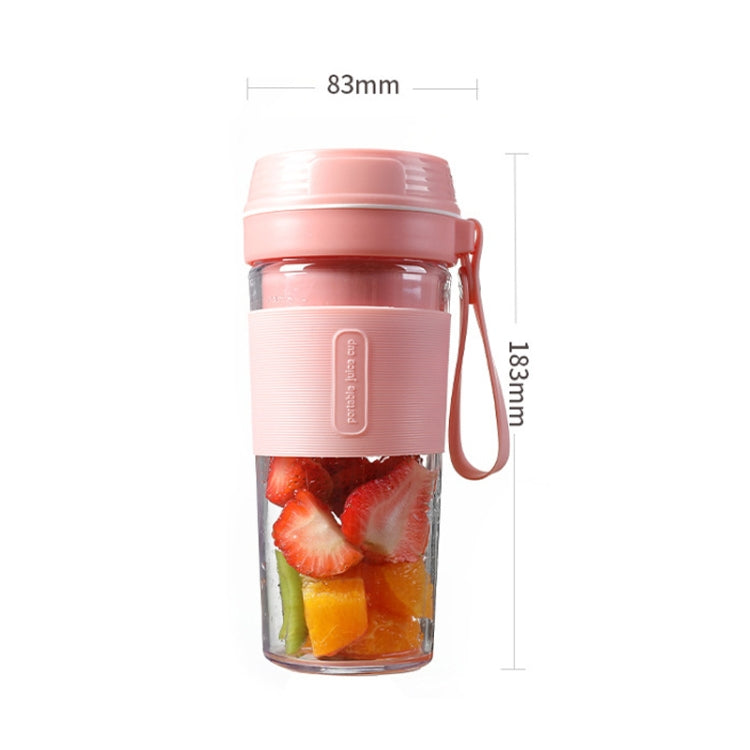 FS1300 Mini Juicer Home Portable Cooking Machine Student Juice Cup Juicer, Colour: Gem Blue Four Blade - Electric juicers by PMC Jewellery | Online Shopping South Africa | PMC Jewellery