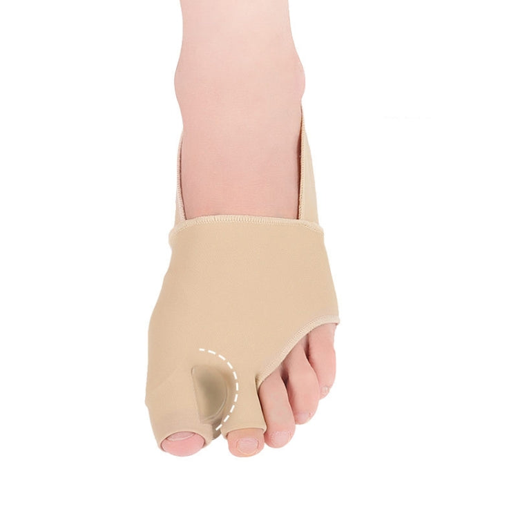 1 Pair Two Toes Split Toe Guard Foot Cover Toe Separation Thumb Varus Correction Foot Cover,Style: Outer Leakage Complexion, Size: L (40-45) - Corrector by PMC Jewellery | Online Shopping South Africa | PMC Jewellery