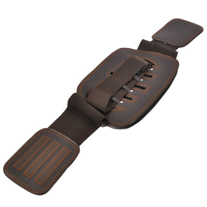 Steel Plate Support And Fixation Leather Protection Waist Belt Lumbar Orthosis,Size: XL  (98-106 cm) - Corrector by PMC Jewellery | Online Shopping South Africa | PMC Jewellery