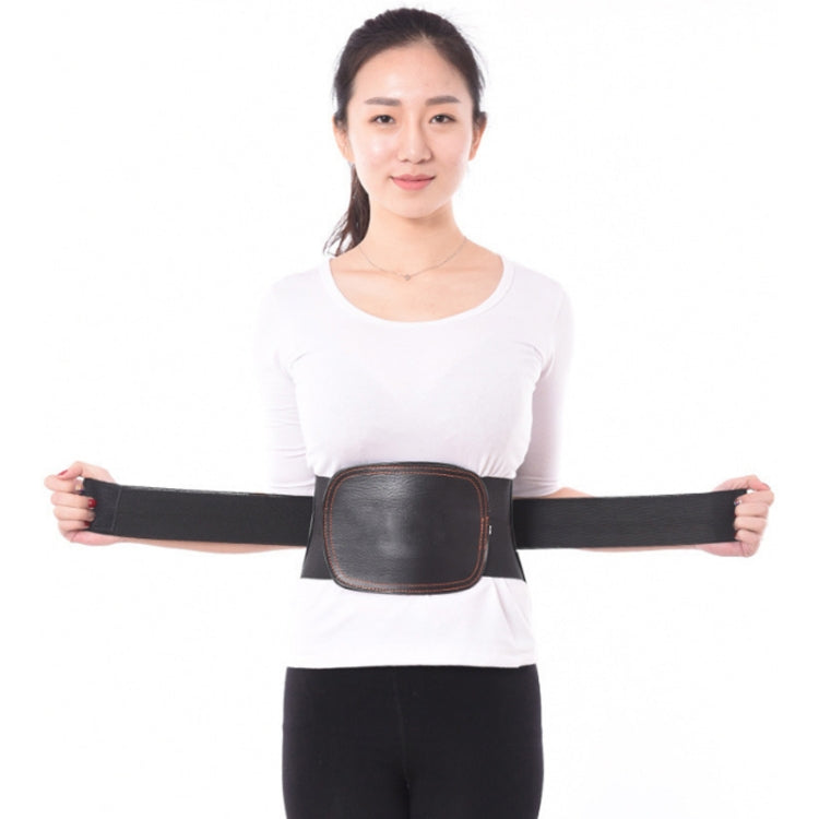 Steel Plate Support And Fixation Leather Protection Waist Belt Lumbar Orthosis,Size: XXL  (106-120 cm) - Corrector by PMC Jewellery | Online Shopping South Africa | PMC Jewellery