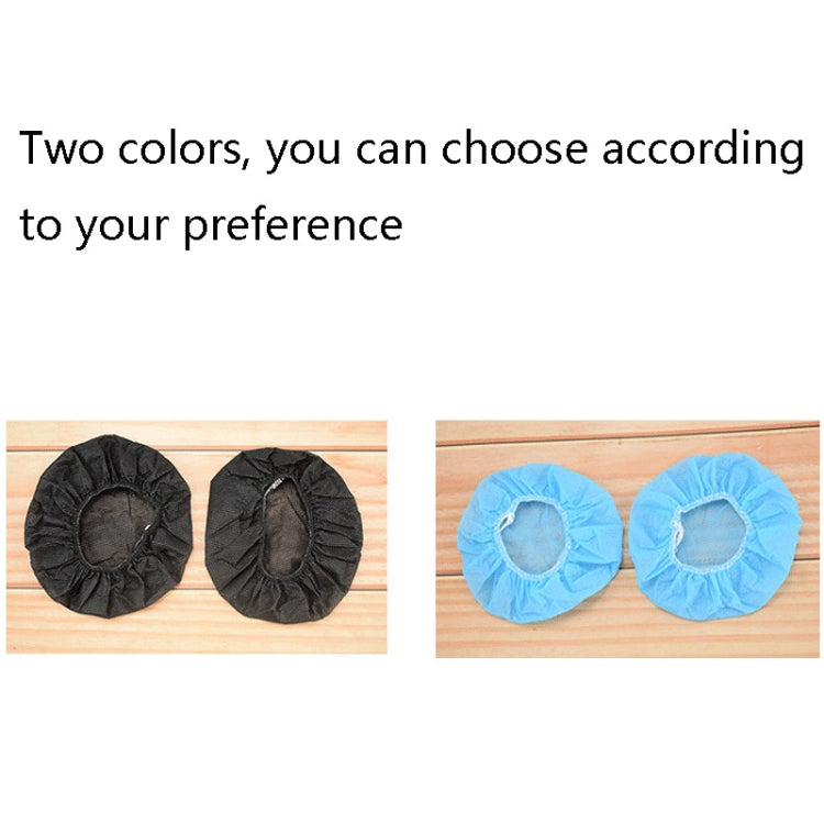 50 Pairs Earphone Disposable Dust Cover Game Headset Non-Woven Protective Cover(50 Pairs of Independent (Black)) - Earmuff & Pad by PMC TechLife | Online Shopping South Africa | PMC TechLife