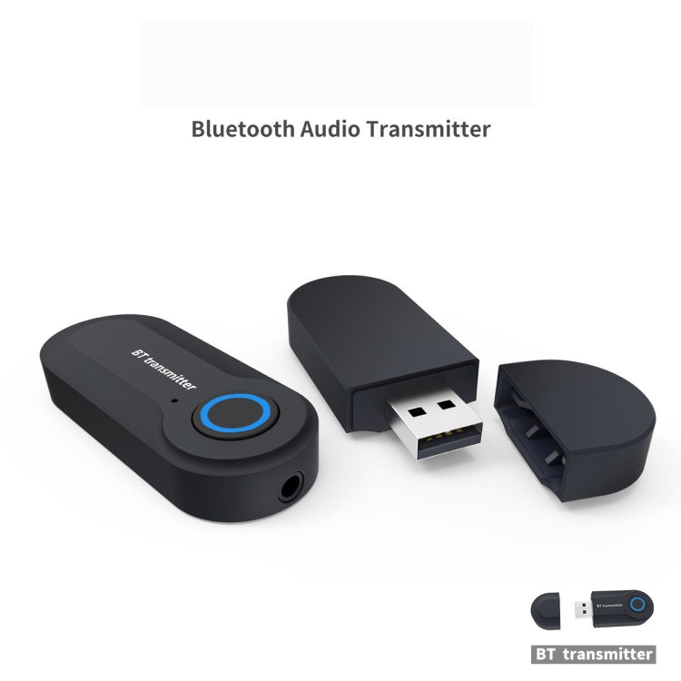 GT09S USB Bluetooth Transmitter 3.5mm Audio Adapter TV Computer Bluetooth Audio Transmitter - Audio Receiver Transmitter by PMC Jewellery | Online Shopping South Africa | PMC Jewellery