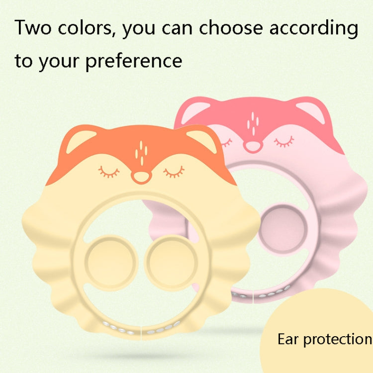 3 PCS JC510 Baby Shampoo Shower Cap Adjustable Cute Cartoon Children Bath Cap(Light Pink) - Baby Care by PMC TechLife | Online Shopping South Africa | PMC TechLife