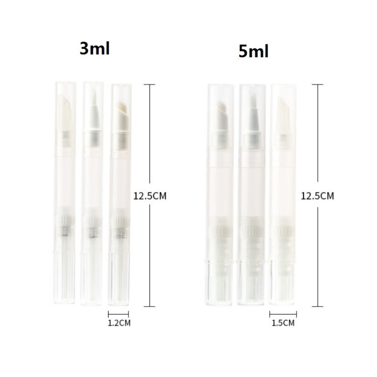 5 PCS Liquid Foundation Small Sample Refilling Pen Travel Portable Rotary Vacuum Refilling Bottle Specification： Brush Type/3ml - Cosmetics bottle by PMC Jewellery | Online Shopping South Africa | PMC Jewellery