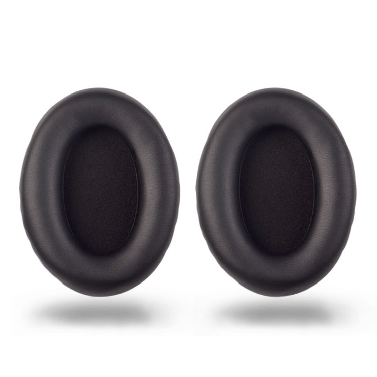 2 PCS Headset Comfortable Sponge Cover For Sony WH-1000xm2/xm3/xm4, Colour: (1000XM3)Black Protein With Card Buckle - Earmuff & Pad by PMC Jewellery | Online Shopping South Africa | PMC Jewellery