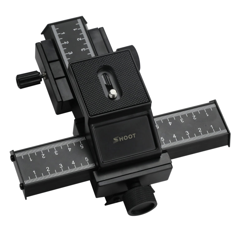 Shoot 4-Way Macro Focusing Focus Rail Slider / Close-Up Shooting Rail Slider - Camera Slider by Shoot | Online Shopping South Africa | PMC TechLife | Buy Now Pay Later Mobicred