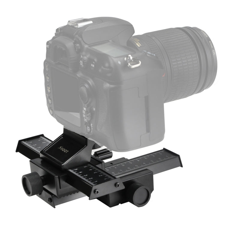 Shoot 4-Way Macro Focusing Focus Rail Slider / Close-Up Shooting Rail Slider - Camera Slider by Shoot | Online Shopping South Africa | PMC TechLife | Buy Now Pay Later Mobicred
