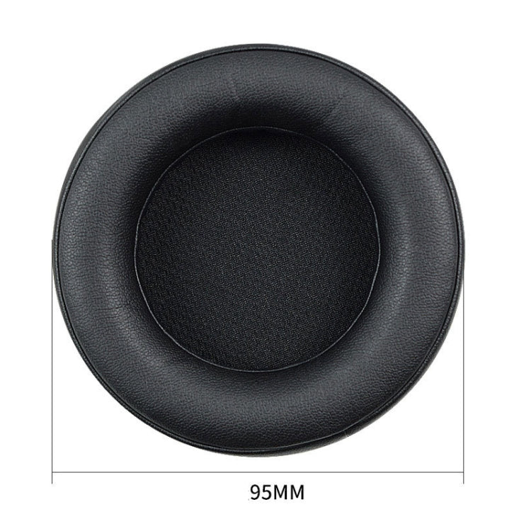 2 PCS Headset Sponge Cover Earmuffs For Virtuoso RGB Wireless SE(Black Protein Skin) - Earmuff & Pad by PMC TechLife | Online Shopping South Africa | PMC TechLife