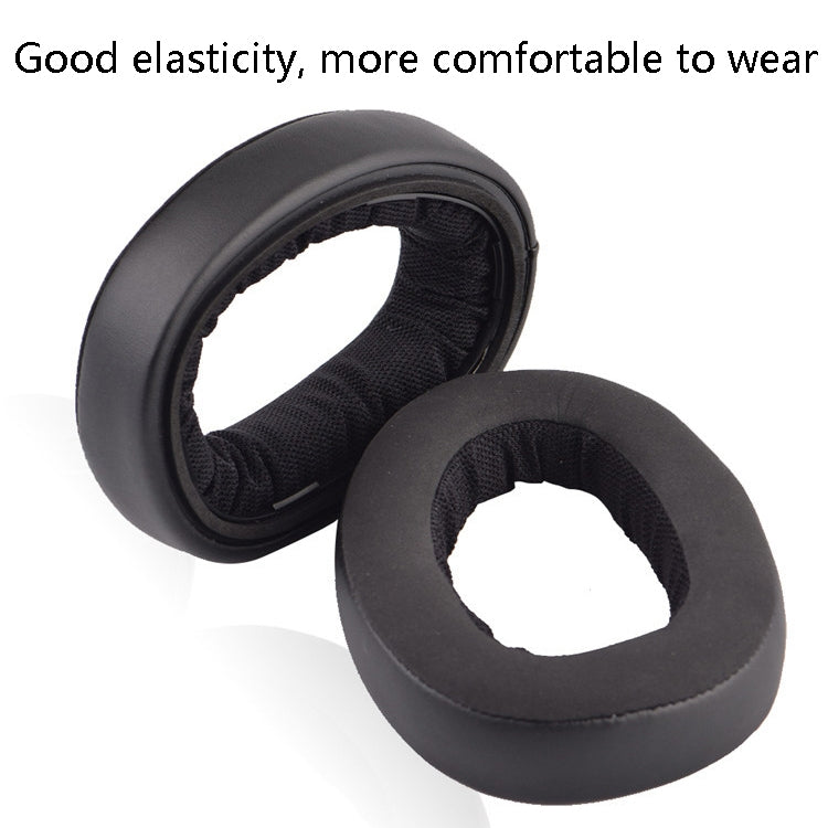 1 Pair Headset Sponge Cover Earmuffs For Sennheiser GSP600 / GSP670 / GSP500 / GSP550 / GSA60(Black) - Earmuff & Pad by PMC TechLife | Online Shopping South Africa | PMC TechLife