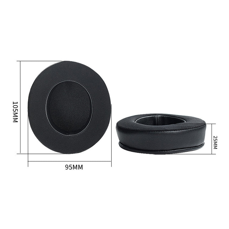2 PCS Ice Feeling Gel Earmuffs Sponge Sleeve Earmuffs Are Suitable for Razer Meng Cat Pink Crystal Edition Beihai Giant Monster V2 RGB Symphony Headphones(Black) - Earmuff & Pad by PMC TechLife | Online Shopping South Africa | PMC TechLife
