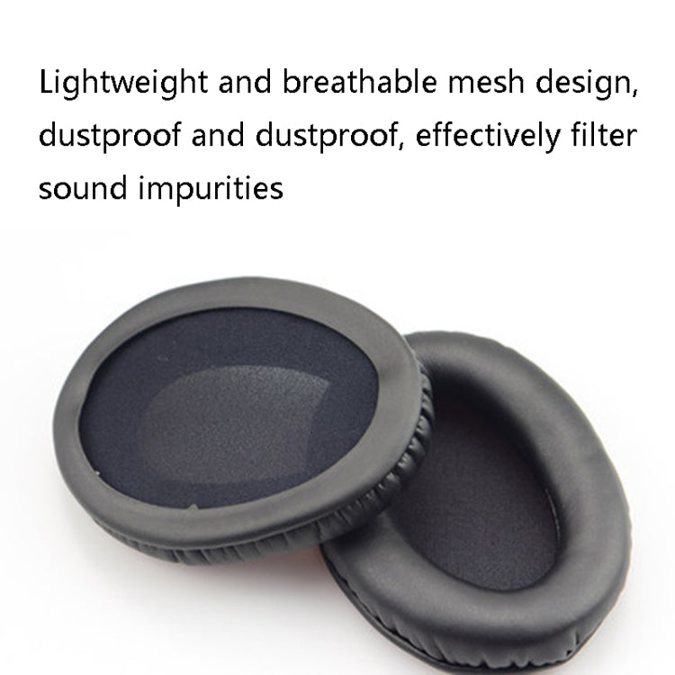 1 Pairs Headset Sponge Cover Ear Pad Leather Case For Kingston Cloud Silver II, Colour: Black Splicing - Earmuff & Pad by PMC Jewellery | Online Shopping South Africa | PMC Jewellery