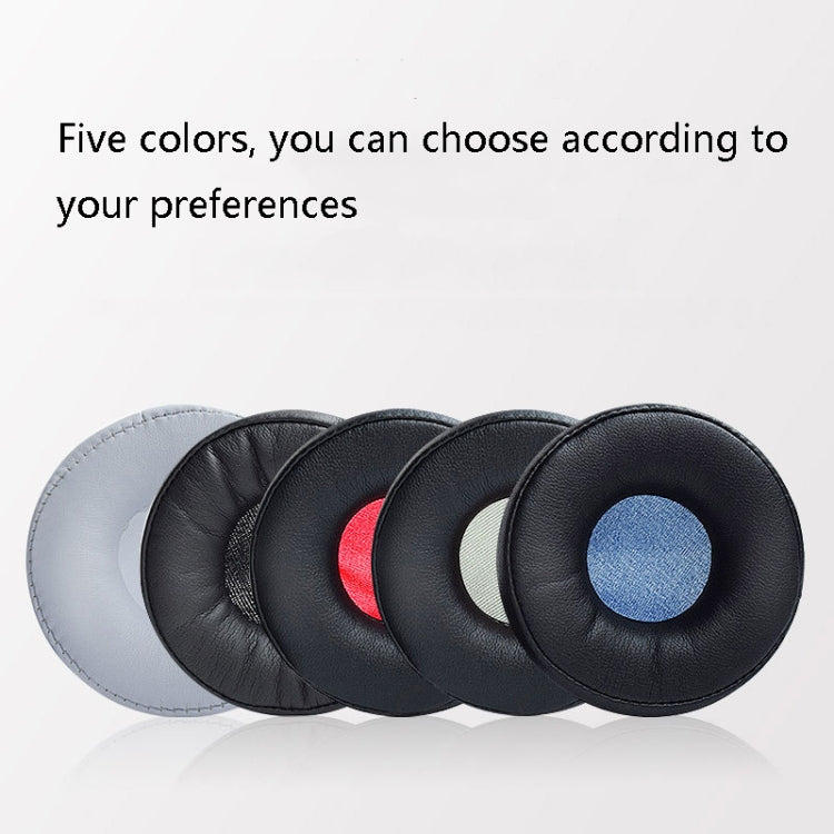 1 Pairs Headphone Sponge Cover Headphone Leather Cover For Jabra Revo Wireless, Colour: Black Blue Net - Earmuff & Pad by PMC TechLife | Online Shopping South Africa | PMC TechLife