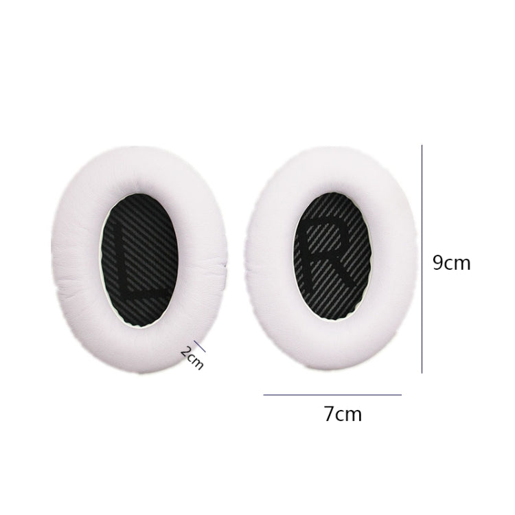 2 PCS Headset Sponge Cover For BOSE QC15 / QC3 / QC2 / QC25 / AE2 / AE2i(Black + Black) - Earmuff & Pad by PMC TechLife | Online Shopping South Africa | PMC TechLife