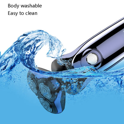 Sportsman SM-530 Electric Men Shaving Knife Multi-Function Base Charging Digital Water Washing Razor, Specification: USB(Purple) - Electric Shavers by SPORTSMAN | Online Shopping South Africa | PMC Jewellery