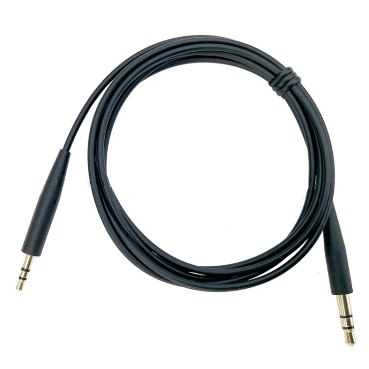 2 PCS 3.5mm To 2.5mm Audio Cable For Bose QC25 / QC35 / Soundtrue / SoundLink / OE2(Black) - Cable & Splitter by PMC TechLife | Online Shopping South Africa | PMC TechLife