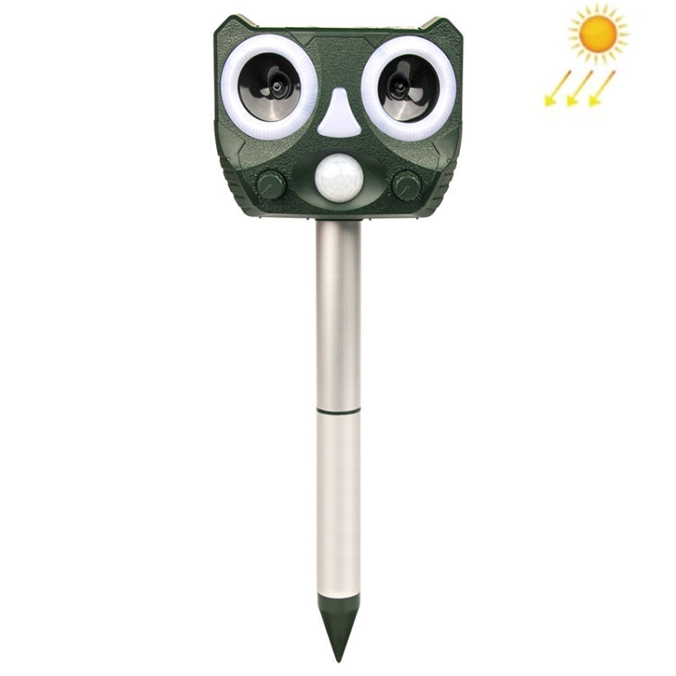 119A Outdoor Solar Ultrasonic Insect Repellent Animal Repellent(Green) - free shipping - PMC TechLife - Order now!