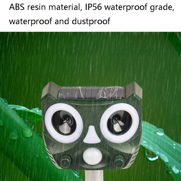 119A Outdoor Solar Ultrasonic Insect Repellent Animal Repellent(Green) - free shipping - PMC TechLife - Order now!