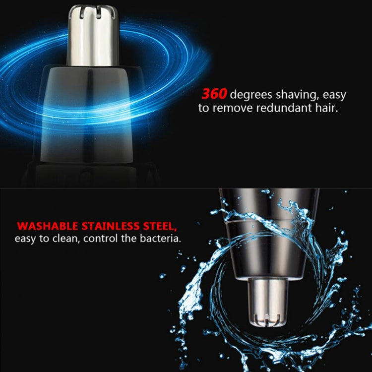 SPORTSMAN SM-418 Electric Mini Shaving Eyebrows Hair Nose Hair Trimmer USB(White) - free shipping - PMC TechLife - Order now!