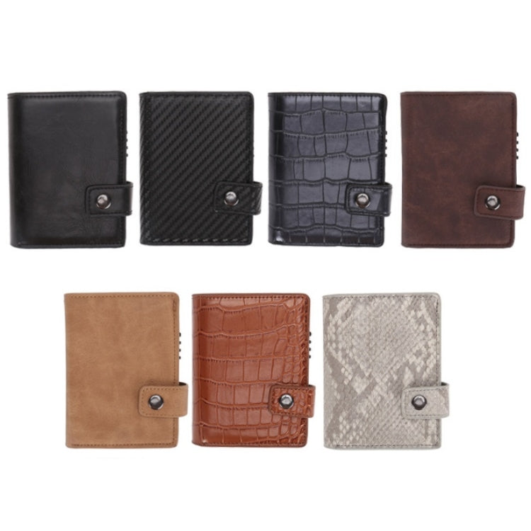 Dual Card Aluminum Alloy Card Box RFID Anti-Theft Wallet(Mad Horse Black) - free shipping - PMC TechLife - Order now!