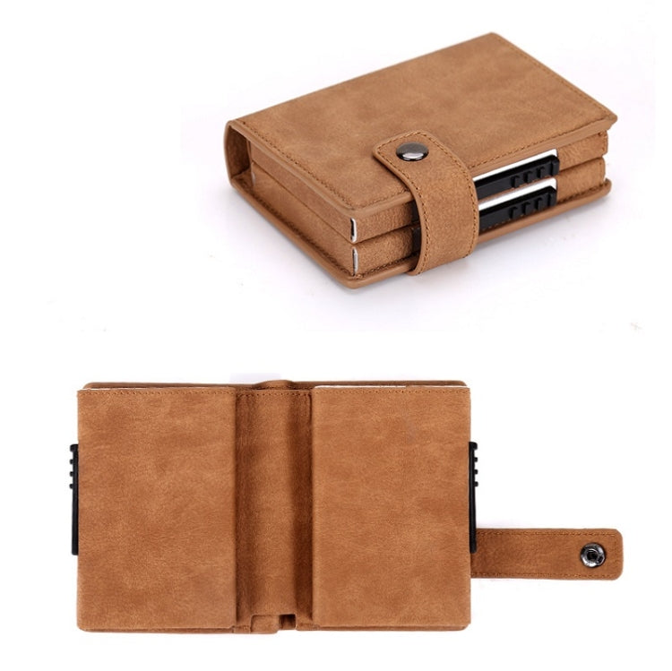 Dual Card Aluminum Alloy Card Box RFID Anti-Theft Wallet(Mad Horse Black) - free shipping - PMC TechLife - Order now!
