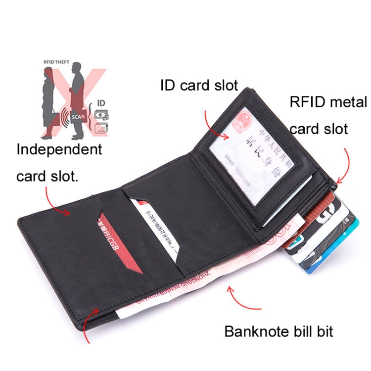 RFID Anti-Theft Aluminum Alloy Card Case(Carbon Fiber Black) - free shipping - PMC TechLife - Order now!