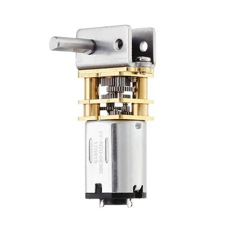 GW12N20 Worm Gear Low Speed Motor Ultra Mini Gear Power-Off Self-Locking Motor For Smart Car Robot(12V 20RPM) - Motor Module by PMC TechLife | Online Shopping South Africa | PMC TechLife | Buy Now Pay Later Mobicred