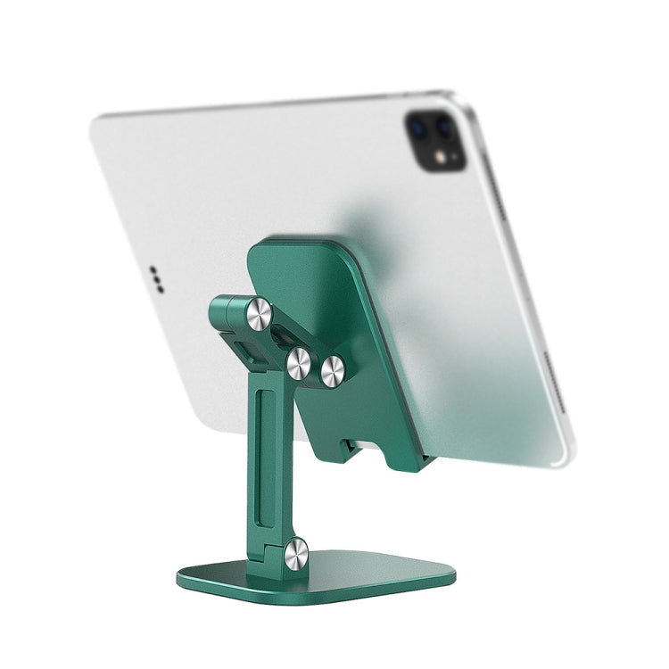 CYX-PH2 Mobile Phone Tablet Desktop Bracket Folding Telescopic Phone Bracket(Green) - Desktop Holder by PMC Jewellery | Online Shopping South Africa | PMC Jewellery