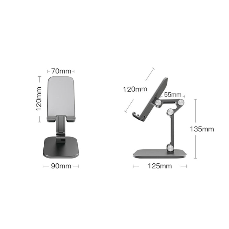CYX-PH2 Mobile Phone Tablet Desktop Bracket Folding Telescopic Phone Bracket(Red) - Desktop Holder by PMC TechLife | Online Shopping South Africa | PMC TechLife