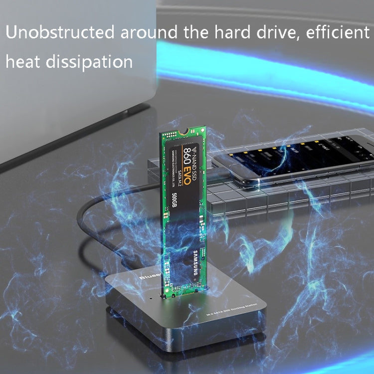 Blueendless M.2 NGFF / NVME Solid State Drive Bottom USB3.1 Notebook External SSD Mobile Hard Disk Socket, Style: SD01 (M.2 SATA Protocol) - HDD Enclosure by Blueendless | Online Shopping South Africa | PMC TechLife | Buy Now Pay Later Mobicred