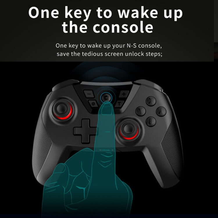 TNS-0118A Wireless Bluetooth Gamepad With Wake-Up NFC Function For Switch Pro - Gamepads by PMC TechLife | Online Shopping South Africa | PMC TechLife