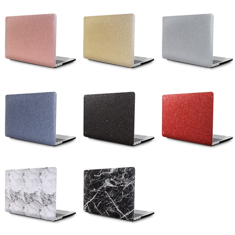 For MacBook Air 13 A1932 / A2179 / A2337 Plane PC Laptop Protective Case (Pure Black) - MacBook Air Cases by PMC TechLife | Online Shopping South Africa | PMC TechLife