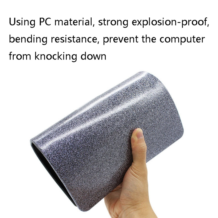 For MacBook Air 13 A1932 / A2179 / A2337 Plane PC Laptop Protective Case (Pure Black) - MacBook Air Cases by PMC TechLife | Online Shopping South Africa | PMC TechLife