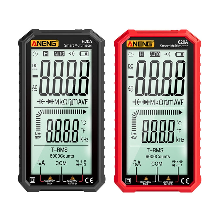 ANENG 620A Full Screen Smart Digital Multimeter(Black) - free shipping - PMC TechLife - Order now!
