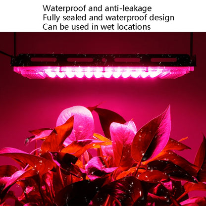 LED Plant Light Full Spectroscopy Waterproof Growth Lamp Seedlings Vegetable Filling Lamp, Power: UK Plug 96 Beads 100W(Pink Light) - LED Grow Lights by PMC Jewellery | Online Shopping South Africa | PMC Jewellery