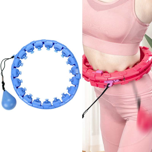 Weighted Fitness Hoop Abdomen Circle, Specification: 19 Knots (Blue) - Fitness Circles by PMC Jewellery | Online Shopping South Africa | PMC Jewellery