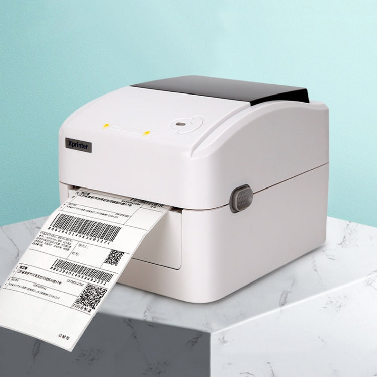 Xprinter XP-420B 108mm Express Order Printer Thermal Label Printer, Style:USB+LAN Port(UK Plug) - Printer by Xprinter | Online Shopping South Africa | PMC Jewellery