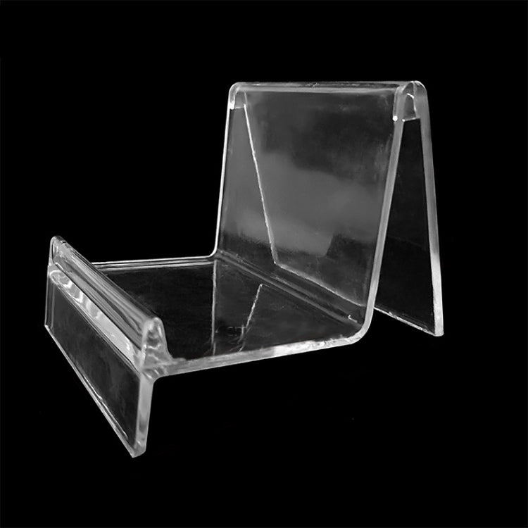 10 PCS Thickened Transparent Wallet Holder Plastic Phone Mask Display Stand Counter Display Stand,Specification: No. 3 1 Layer - Desktop Holder by PMC Jewellery | Online Shopping South Africa | PMC Jewellery